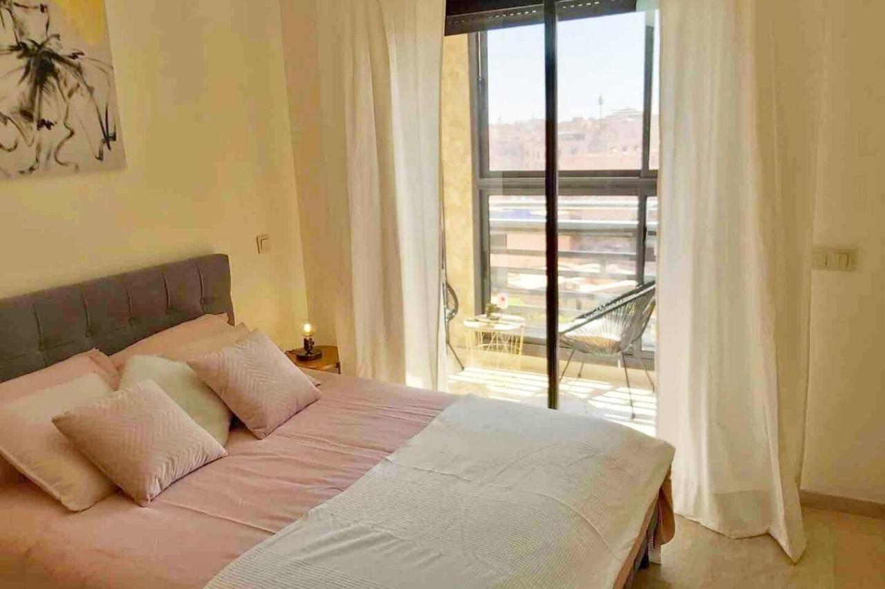 Luxueux Appartement Entre Gueliz Et L'Hivernage Avec Wifi Marrakesh Exterior foto