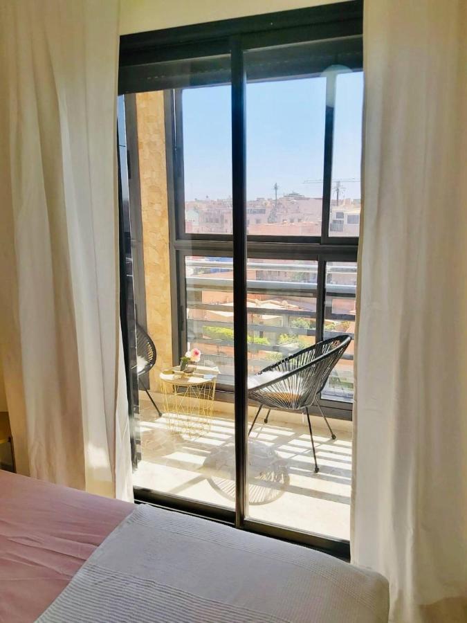 Luxueux Appartement Entre Gueliz Et L'Hivernage Avec Wifi Marrakesh Exterior foto