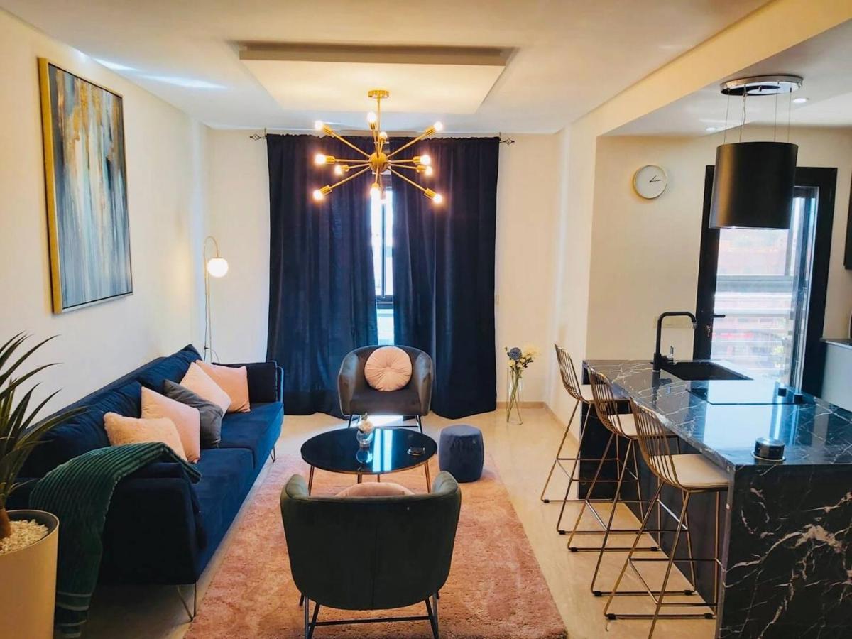 Luxueux Appartement Entre Gueliz Et L'Hivernage Avec Wifi Marrakesh Exterior foto
