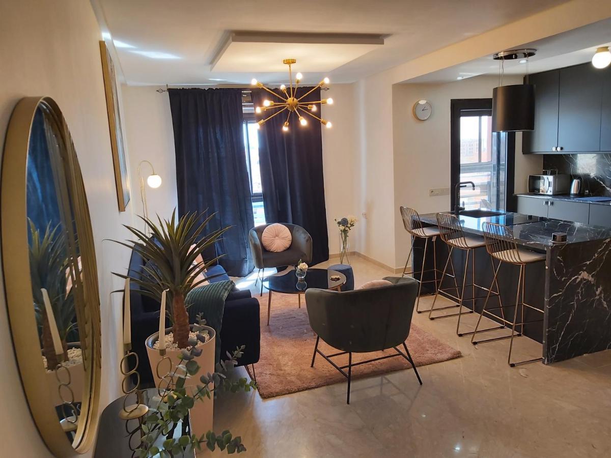 Luxueux Appartement Entre Gueliz Et L'Hivernage Avec Wifi Marrakesh Exterior foto