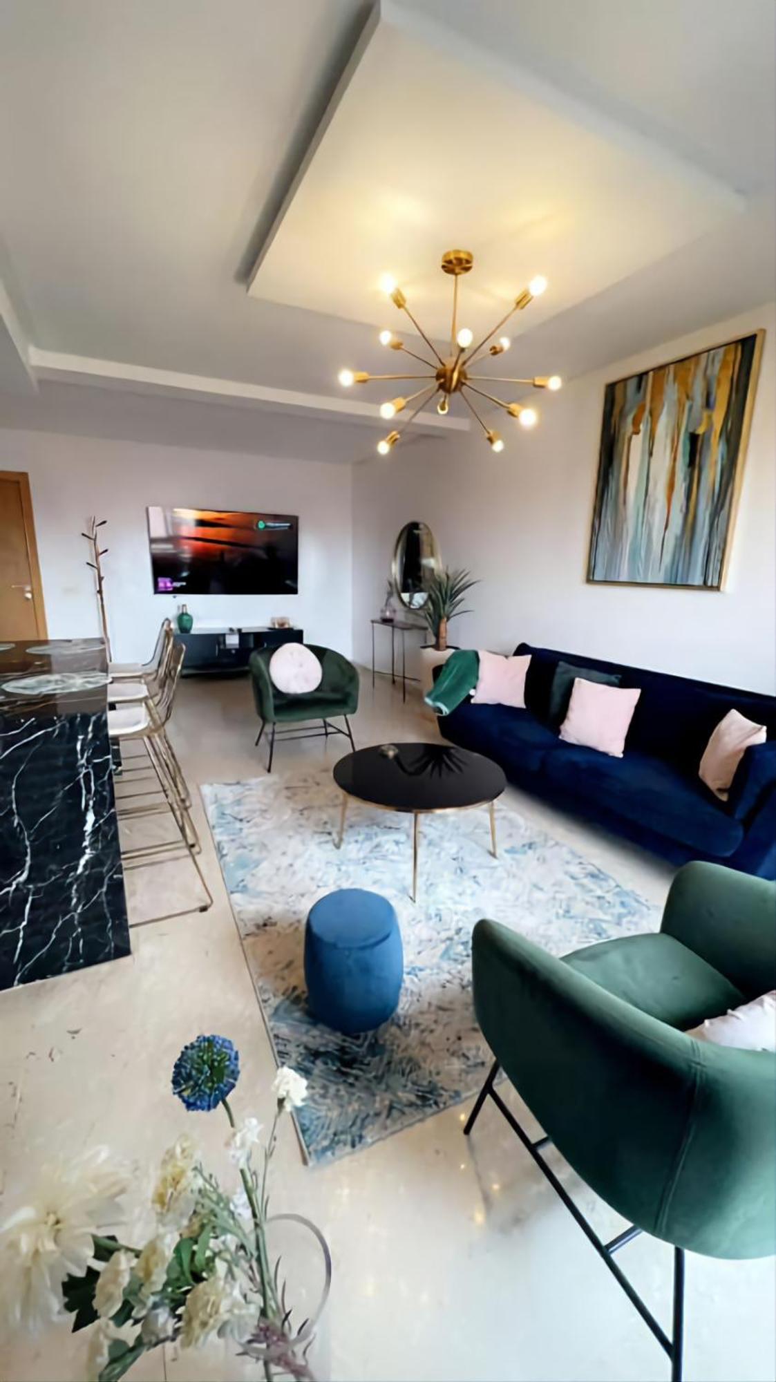 Luxueux Appartement Entre Gueliz Et L'Hivernage Avec Wifi Marrakesh Exterior foto